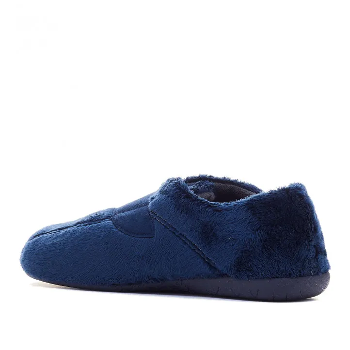 Zapatillas casa Vulladi azules cerradas por detrás