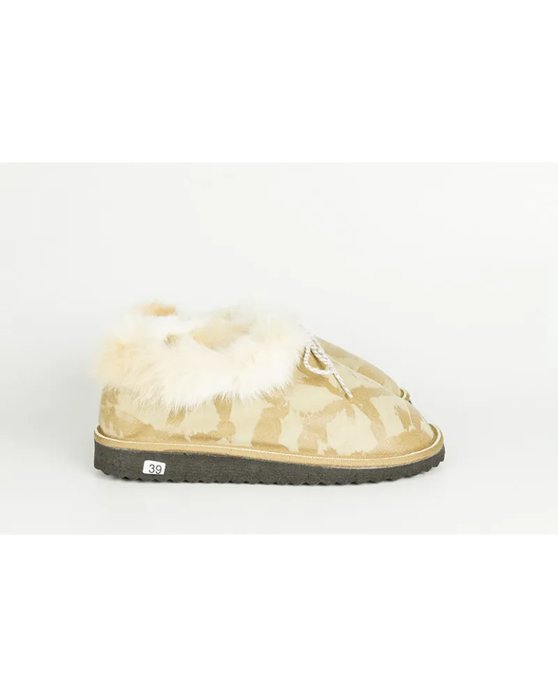zapatillas cerradas con pelo