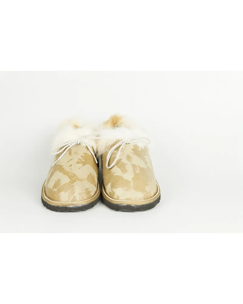 zapatillas cerradas con pelo