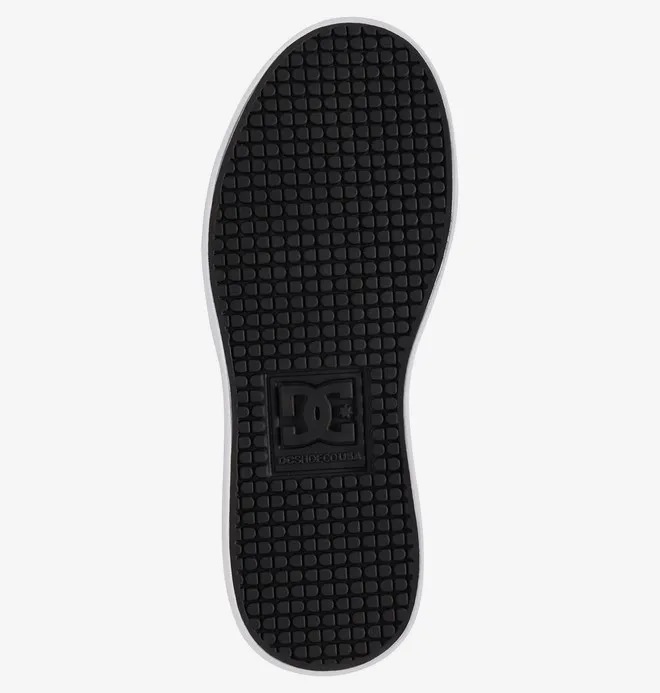 Zapatillas cuero DC SHOES para niño LYNNFIELD RED/BLACK/WHITE (XRKW) Ref. ADBS300337 Rojo negro y blanca
