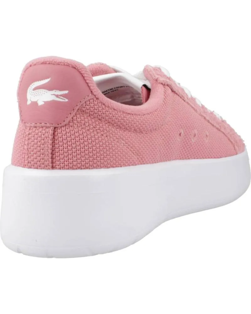 Zapatillas deporte LACOSTE  de Mujer ZAPATILLAS MUJER MODELO CARNABY PLATFORM LITE TEX COLOR ROSA  PNKWHT