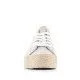 Zapatillas lona Owel grises con plataforma de esparto