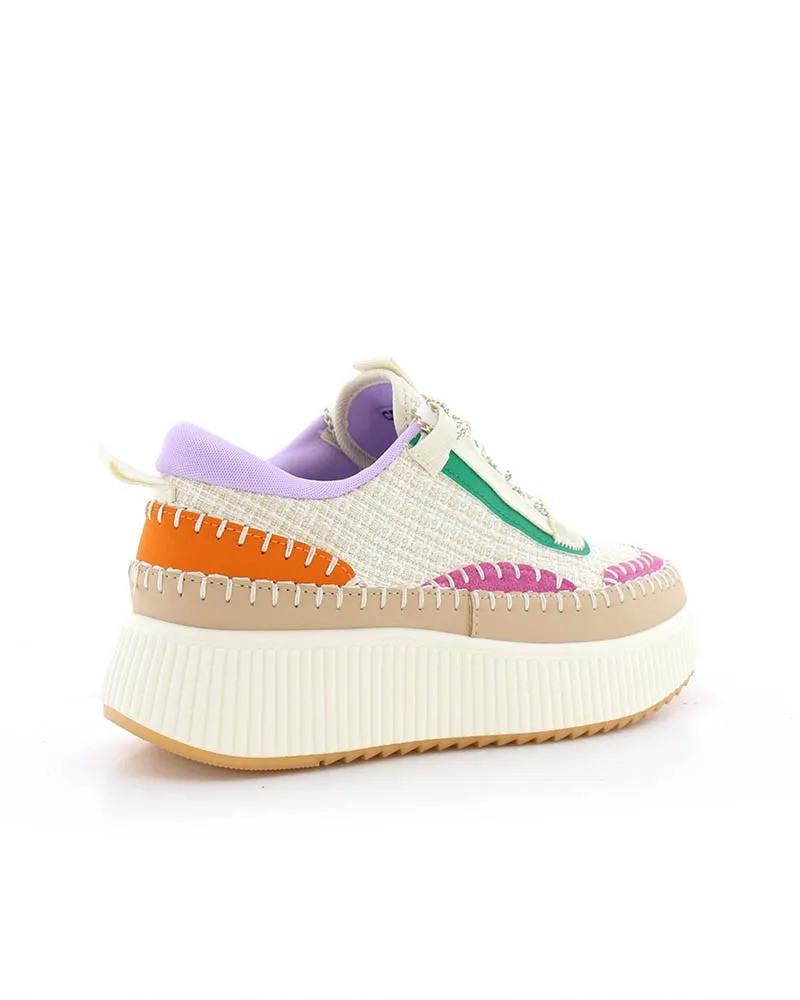 ZAPATILLAS URBANAS TEXTURIZADAS "MULTICOLOR"
