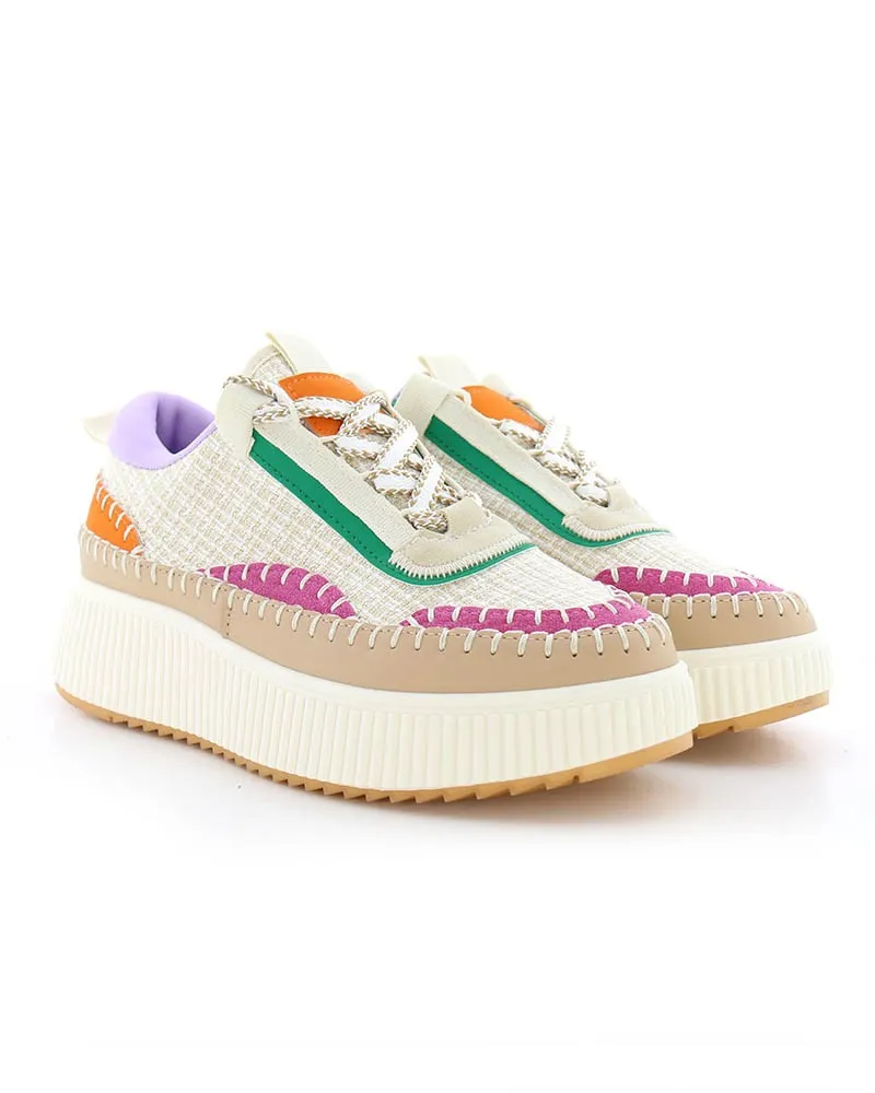 ZAPATILLAS URBANAS TEXTURIZADAS "MULTICOLOR"