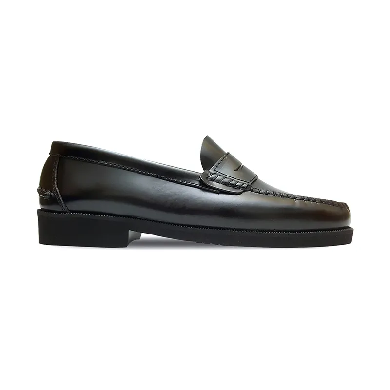 Zapatos Castellanos Hombre Piel Antifaz Piso Goma 350AL Negro, de Latino