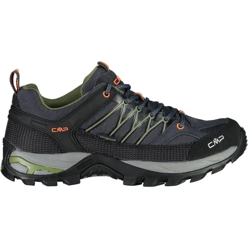 Zapatos de senderismo CMP RIGEL LOW WP (Antracita torba) hombre