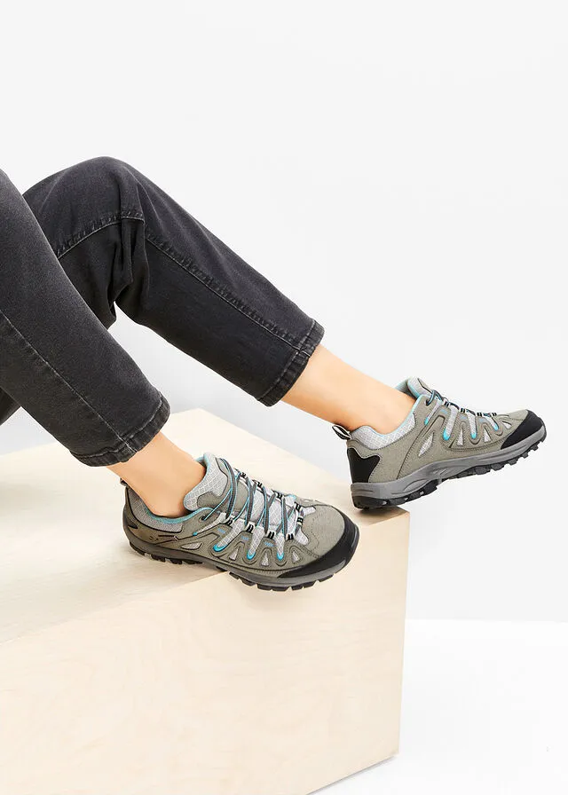 ZAPATOS DE TREKKING GRISTURQUESA