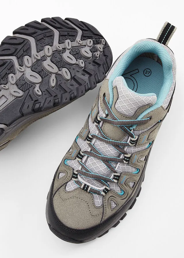 ZAPATOS DE TREKKING GRISTURQUESA