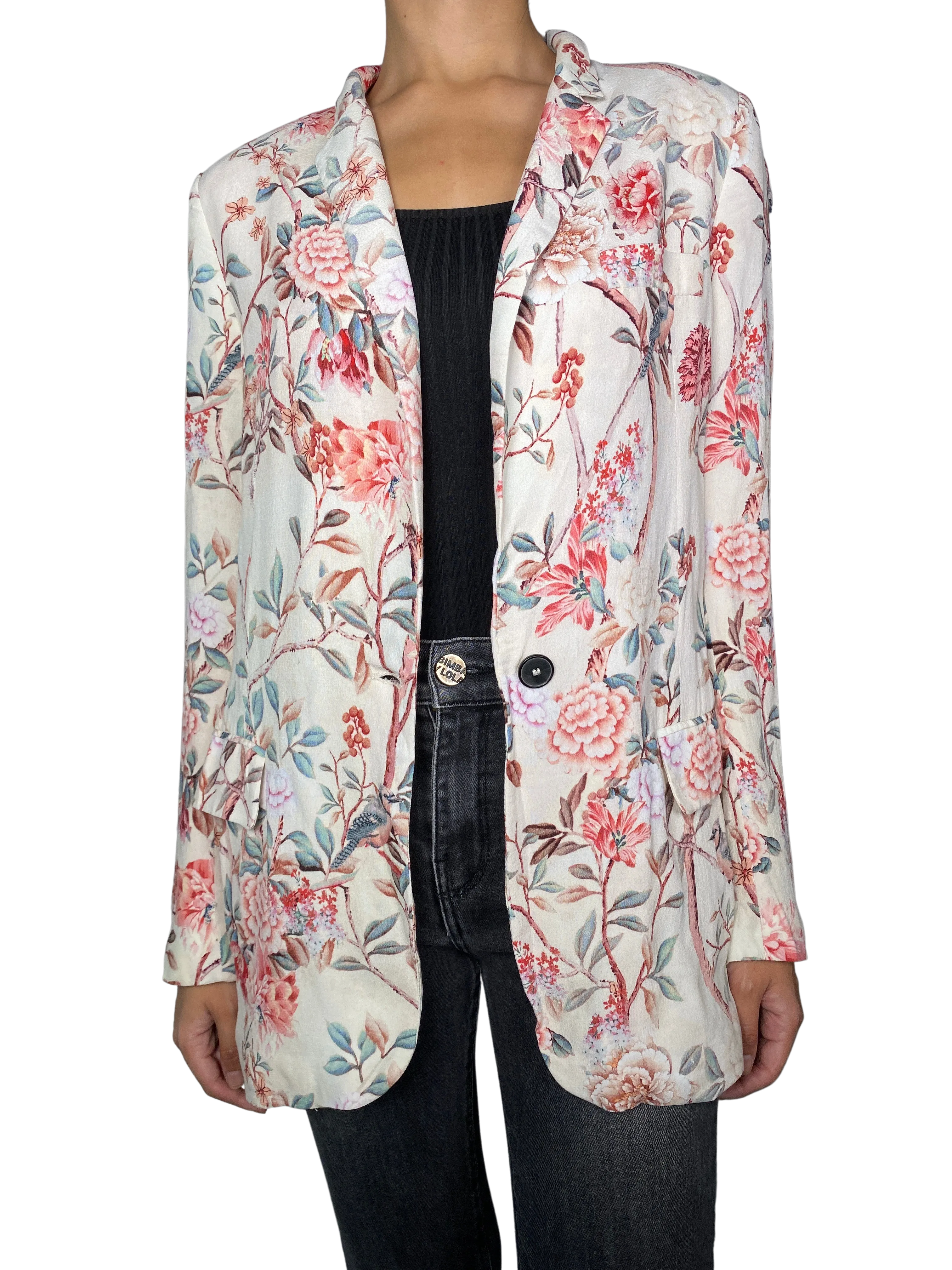 ZARA Blazer Floreado