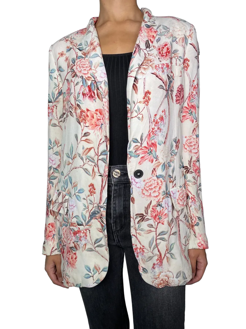 ZARA Blazer Floreado