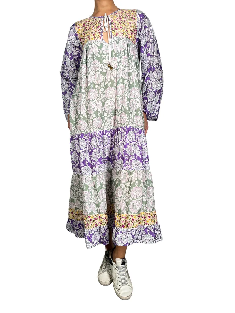 ZARA Vestido Multicolor Estampado