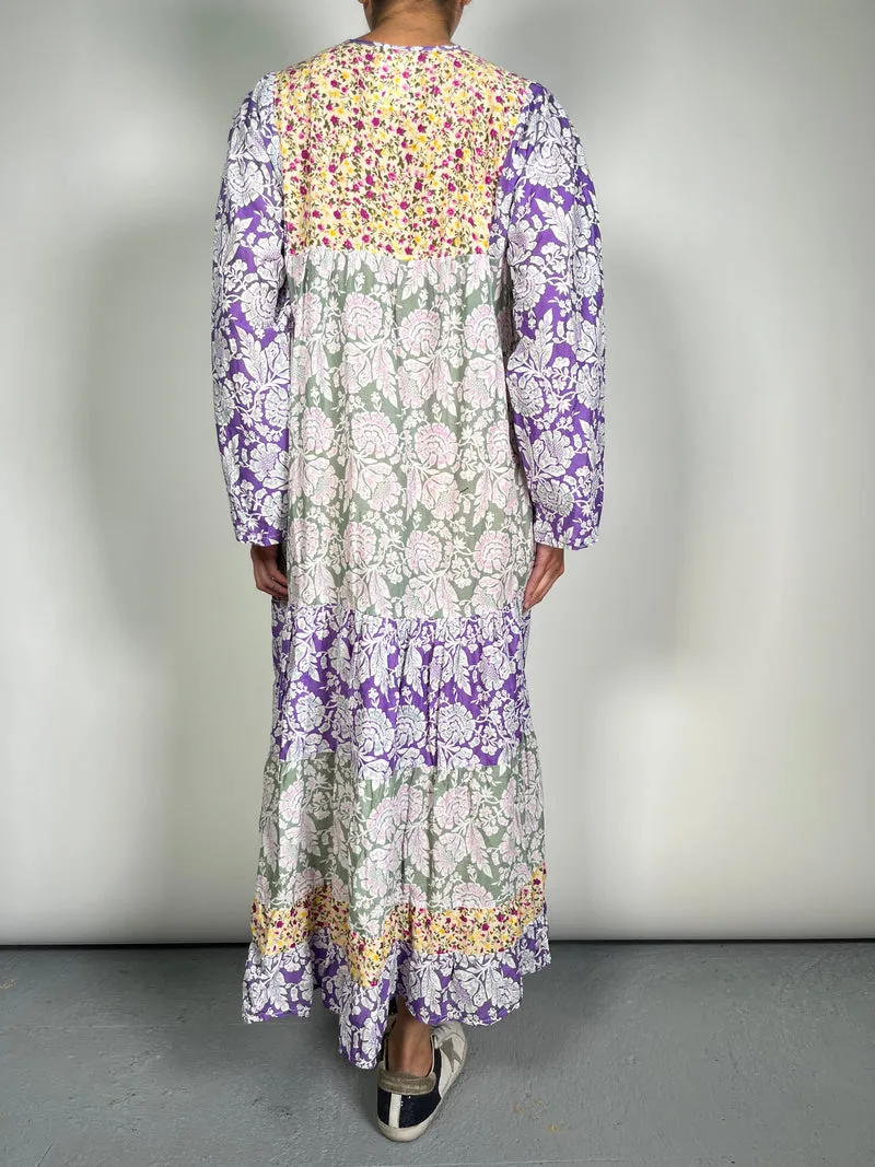ZARA Vestido Multicolor Estampado